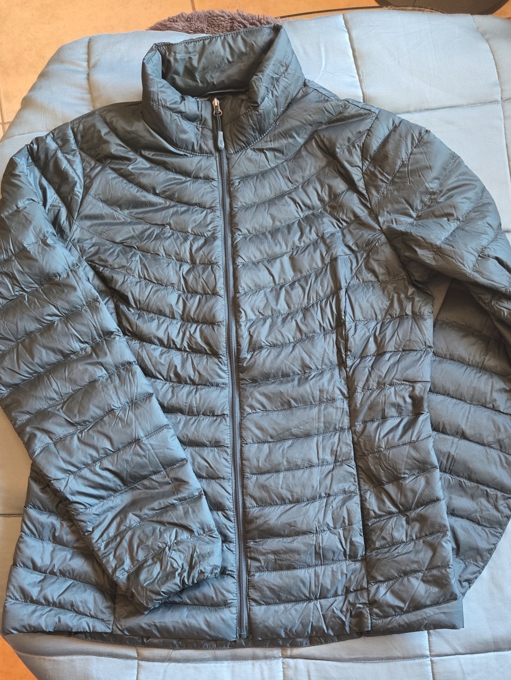 Lightweight Quilted Packable Jacket - Green